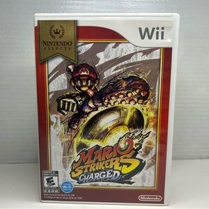Mario Strikers Charged Nintendo Selects Wii No Manual *TESTED* Read